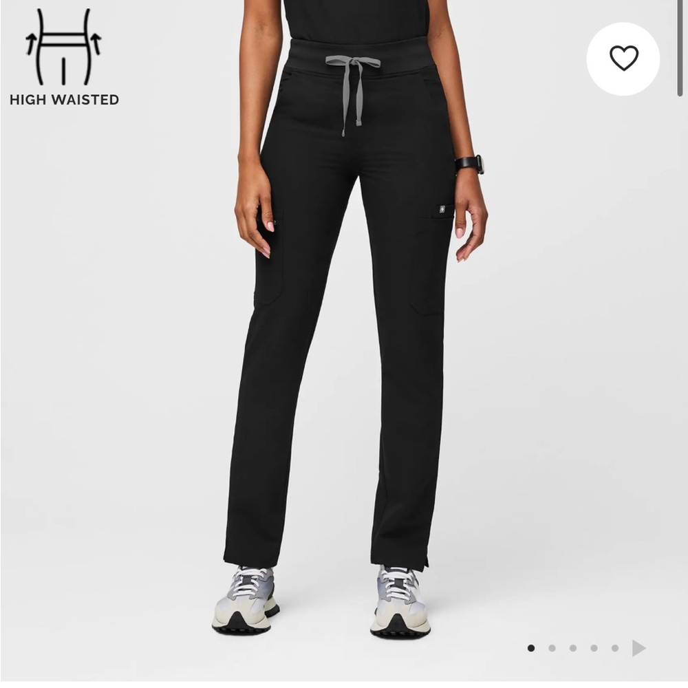 Figs High Waisted Yola Skinny Scrub Pants